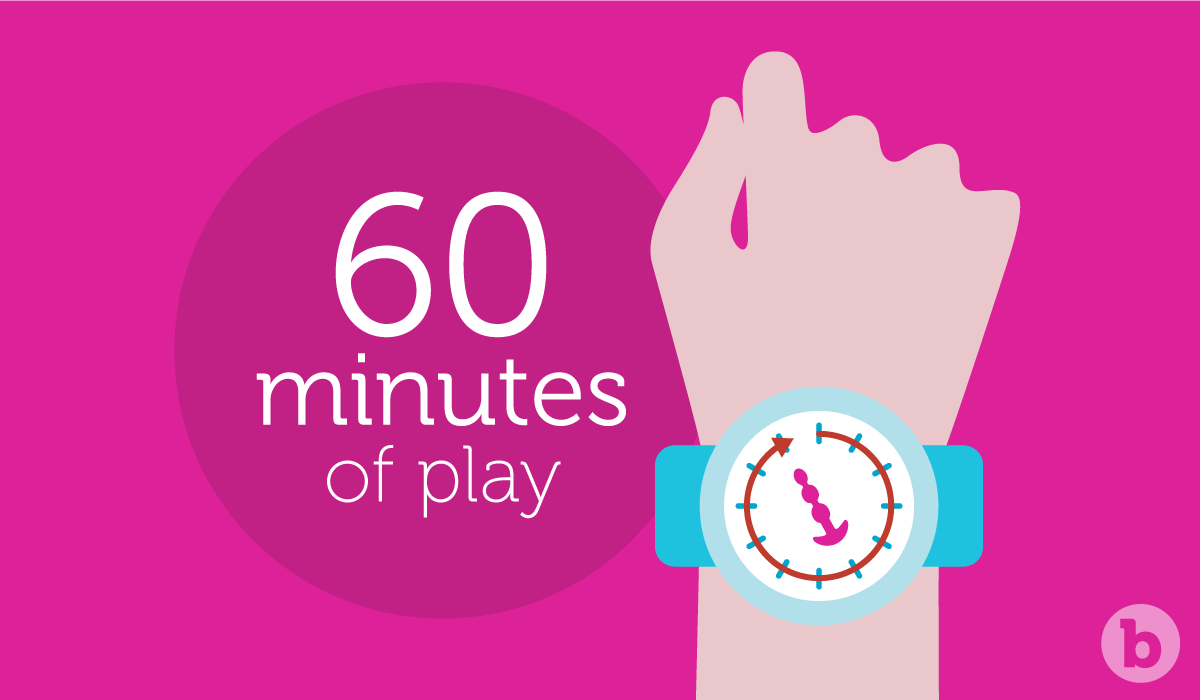 A fully charged triplet anal beads can offer 60 minutes of anal play time