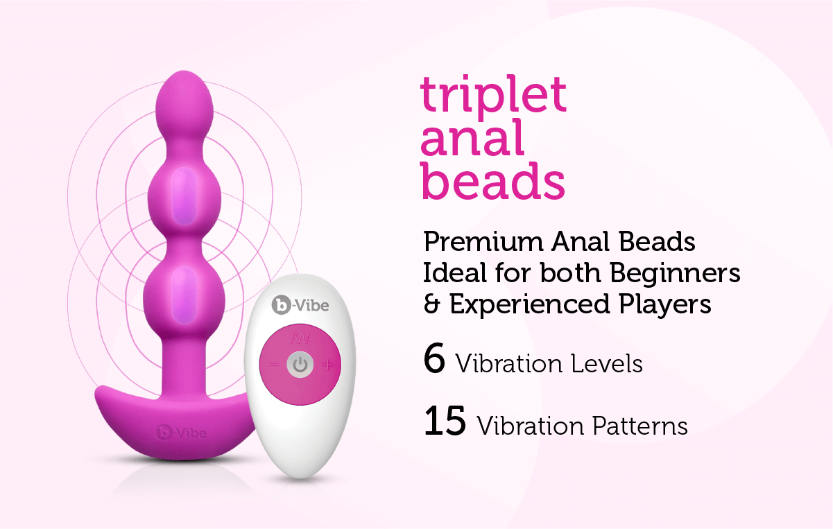 b-Vibe Triplet Anal Beads