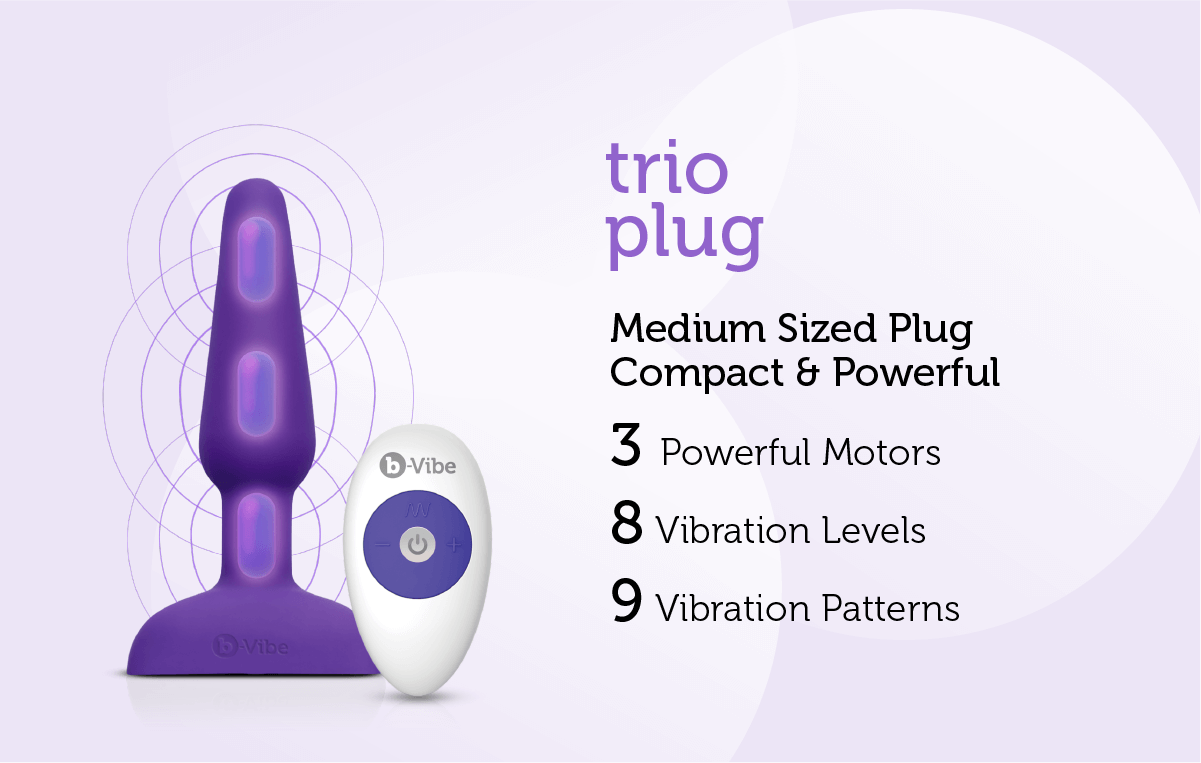 b-Vibe Trio Vibrating Butt Plug