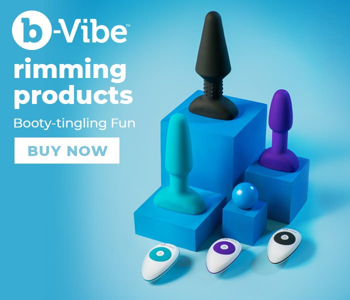 Browse the award-winning b-Vibe Rimming Anal Toys