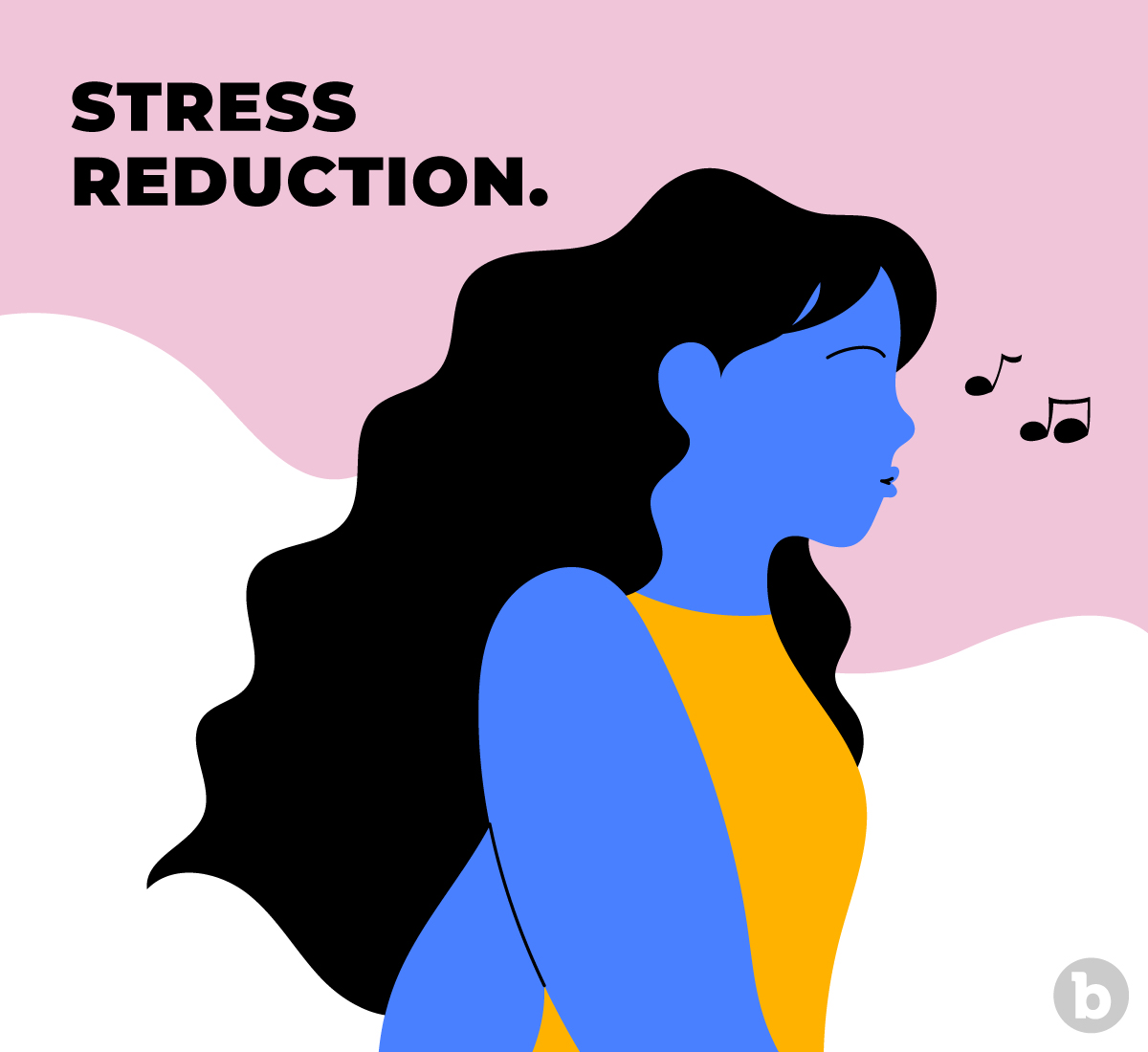 Endorphins produced from orgasms can help reduce stress