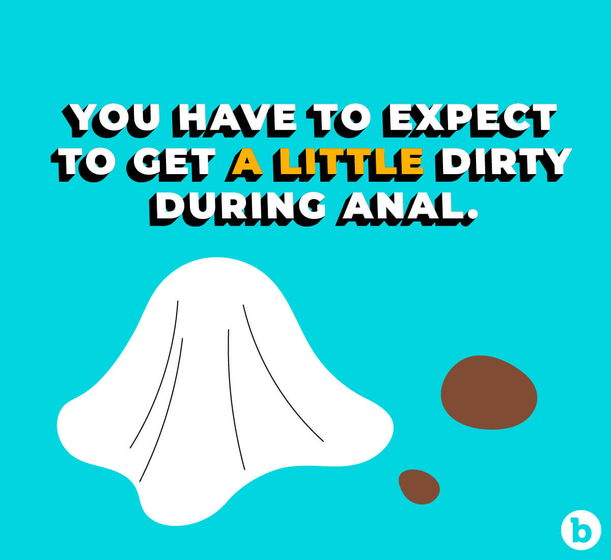 Seeing poop is something you should learn to accept during first time anal play