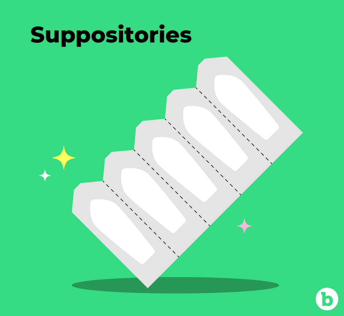 Suppositories infused with CBD or THC are great for anal play