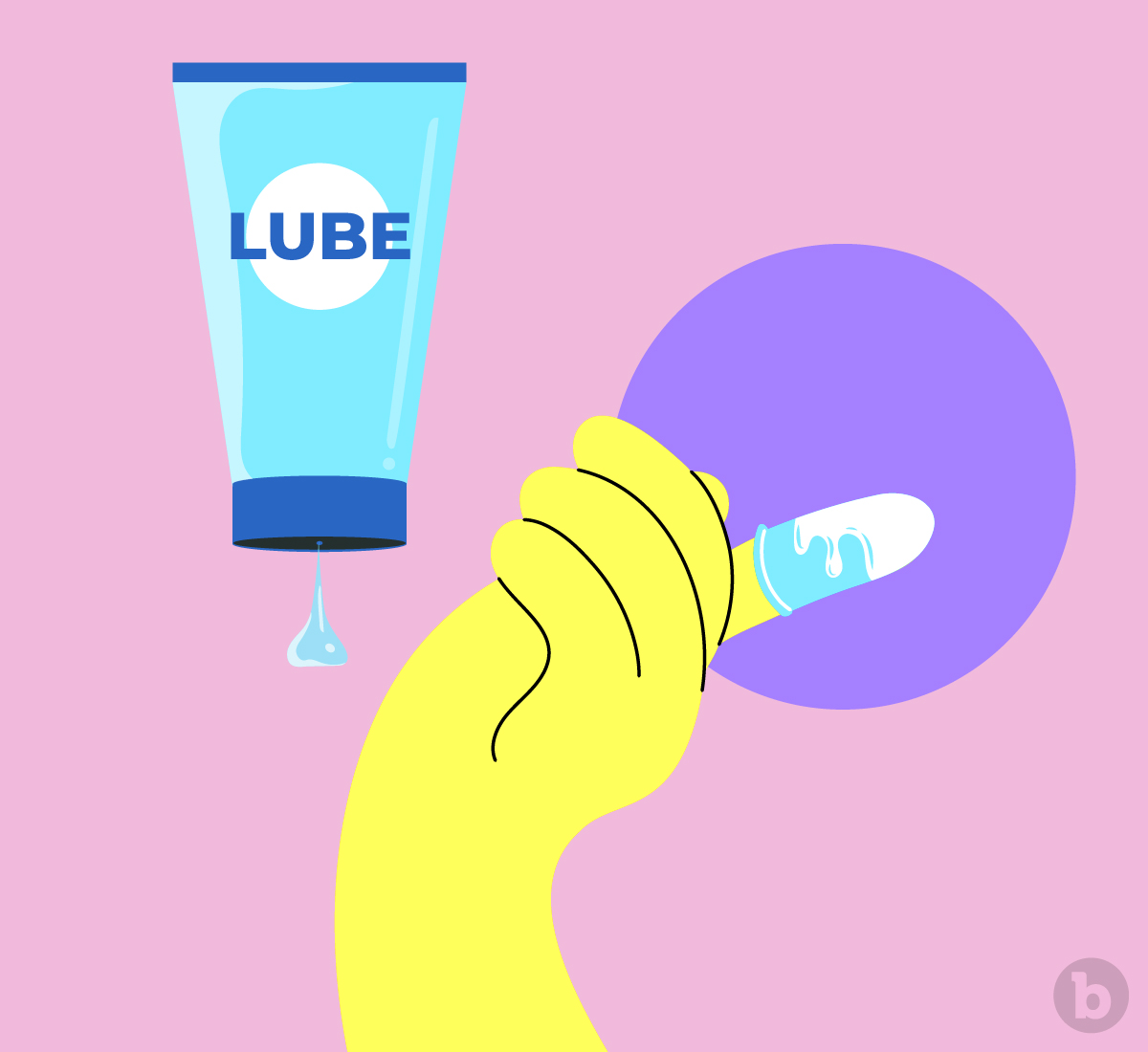 Using ample amounts of lube can reduce the risk of anal fissures