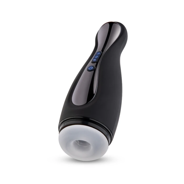 male sex masturbator MYSTOR App-Controlled Male Masturbator with 3 Sleeves