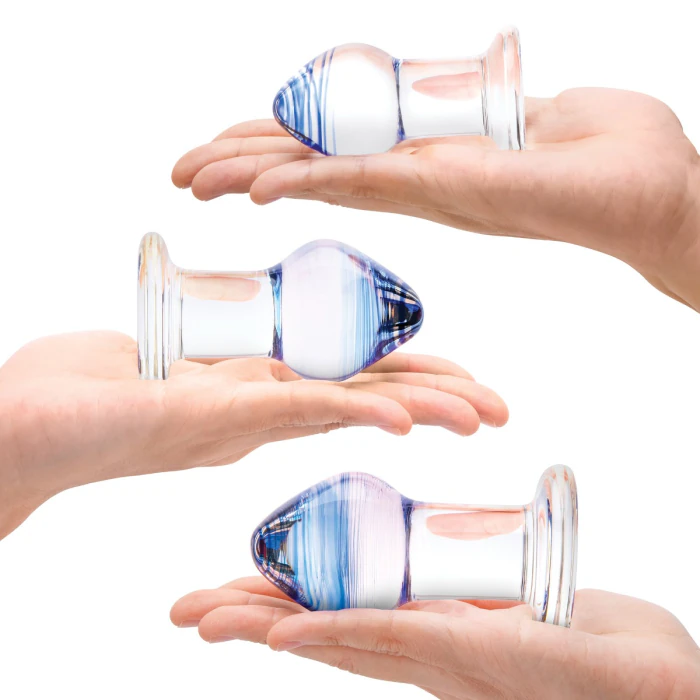 Pleasure Droplets Glass Anal Training Kit