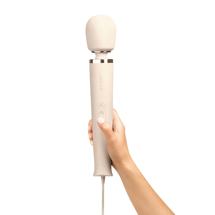 Le Wand Powerful Plug-in Vibrating Massager Cream