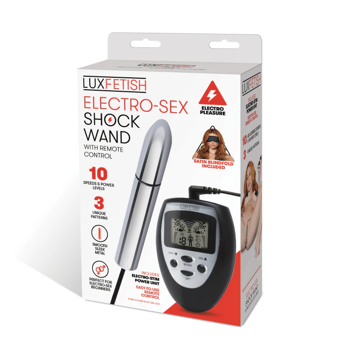 Electro Sex Shocking Wand Vibrator With Remote Control | b-Vibe
