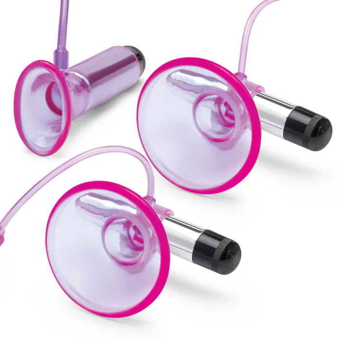Vibrating Nipple And Clit Suckers With Quick Release