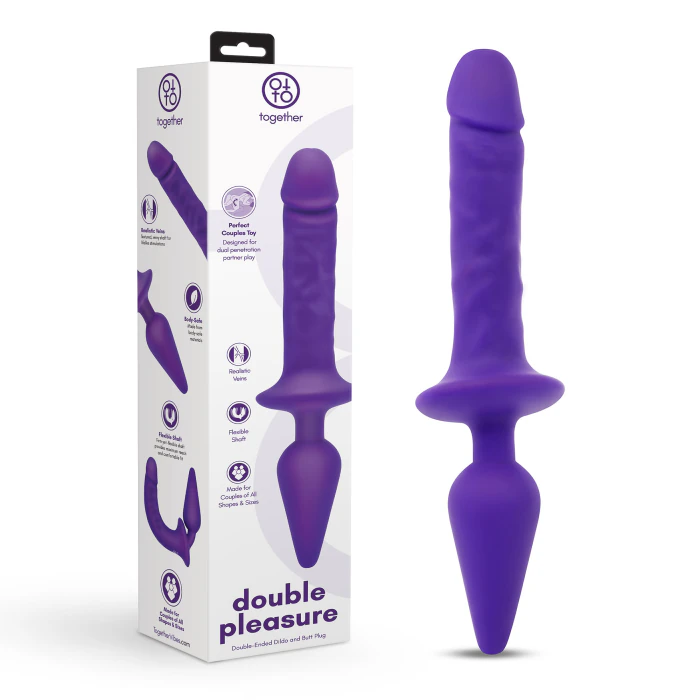 Double Pleasure Dildo & Butt Plug - Together Vibes