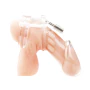 Blue Line Men Acrylic See Thru Chastity Cock Cage with Lock