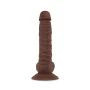 8 Inch Realistic Dildo with Suction Cup - Brown