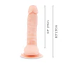 8 inch realistic thrusting remote control dildo