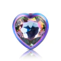 B-Vibe Rainbow Anal Plug With Rainbow Heart Stone