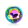 B-Vibe Rainbow Anal Plug With Rainbow Stone