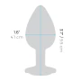 B-Vibe Rainbow Anal Plug With Rainbow Stone
