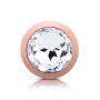 B-Vibe Rose Gold Anal Plug With Clear Stone