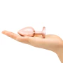 B-Vibe Rose Gold Anal Plug With Clear Stone
