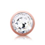 B-Vibe Rose Gold Anal Plug With Clear Stone