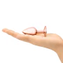 B-Vibe Rose Gold Anal Plug With Clear Stone