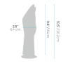 B-Vibe Silicone Hand Fisting Plug