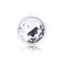 B-Vibe Silver Anal Plug With Clear Stone Small