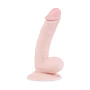 6 Inch Realistic Dildo with Suction Cup - Flesh Pink