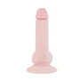 6 Inch Realistic Dildo with Suction Cup - Flesh Pink