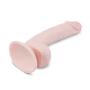 6 Inch Realistic Dildo with Suction Cup - Flesh Pink