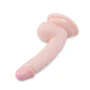 6 Inch Realistic Dildo with Suction Cup - Flesh Pink