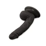 6 Inch Realistic Dildo with Suction Cup - Black