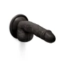 6 Inch Realistic Dildo with Suction Cup - Black