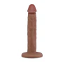6 Inch Slim Anal Dildo Flesh Brown