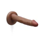 6 Inch Slim Anal Dildo Flesh Brown
