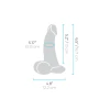 slipskin realistic silicone dildo 6.5