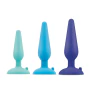 b-Vibe 3-Piece Waterproof Anal Training Kit in Graduated Sizes