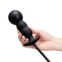 beaded inflatable anal plug with hand pump