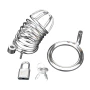 Deluxe Chastity Stainless Steel Cock Cage - Silver