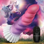 Creature Cocks Cloud Rider Unicorn Vibrating Rechargeable Silicone Dildo Multicolor