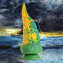 Creature Cocks Monstropus Tentacled Monster Silicone Dildo Green Yellow Blue