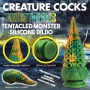 Creature Cocks Monstropus Tentacled Monster Silicone Dildo Green Yellow Blue