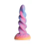 Creature Cocks Moon Rider Glow In The Dark Unicorn Silicone Dildo Multicolor