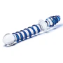 Glas Toy Ten Inch Mr. Swirly Double-Ended Glass Dildo and Butt Plug