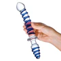 Glas Toy Ten Inch Mr. Swirly Double-Ended Glass Dildo and Butt Plug