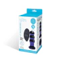Glas Toy 3.5 Inch Rechargeable Remote-Controlled Vibrating Dotted Butt Plug