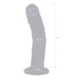 Glas Toy Seven Inch Curved Realistic Glass Dildo with Veins