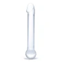 Glas Toy Seven Inch Realistic Head Glass Dildo