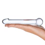 Glas Toy Seven Inch Realistic Head Glass Dildo