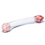 Glas Toy Eight Inch Red Head Double Dildo
