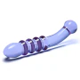 Glas Toy 9 Inch Purple Rain Ribbed Dildo